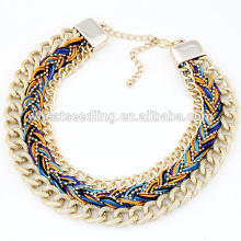 Hot selling handmade chain string best collar necklace
